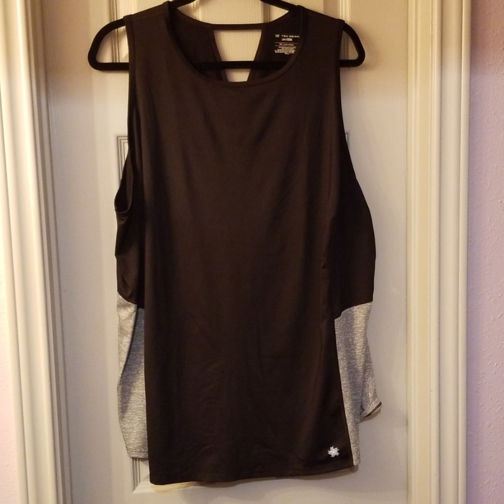 Tek Gear Plus Size Notch Back Performance Tank 3x